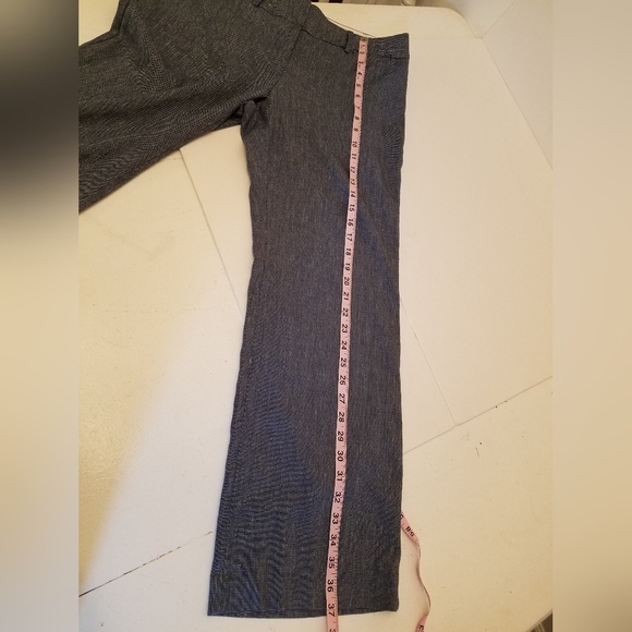 LOFT Petites Marisa Trouser Blue Linen Blend Pants Size 12P - Picture 10 of 15